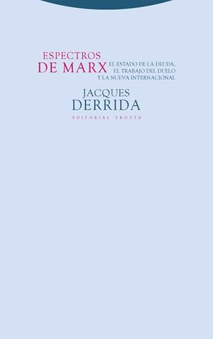 Espectros de Marx | Derrida, Jacques | Cooperativa autogestionària
