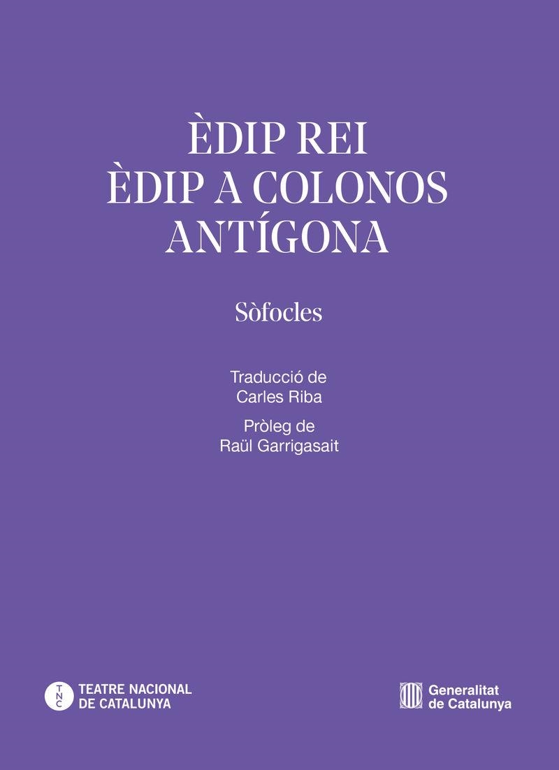 Èdip rei. Èdip a Colonos. Antígona | Sòfocles | Cooperativa autogestionària