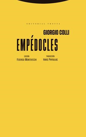 Empédocles | Colli, Giorgio | Cooperativa autogestionària