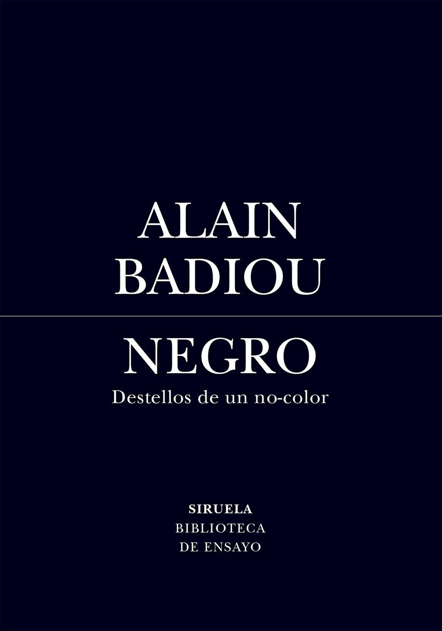 Negro | Badiou, Alain