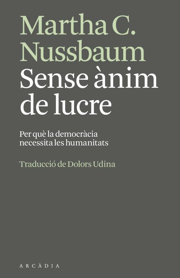 Sense ànim de lucre | Nussbaum, Martha | Cooperativa autogestionària