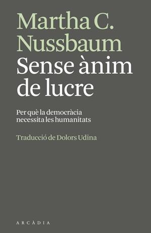 Sense ànim de lucre | Nussbaum, Martha | Cooperativa autogestionària