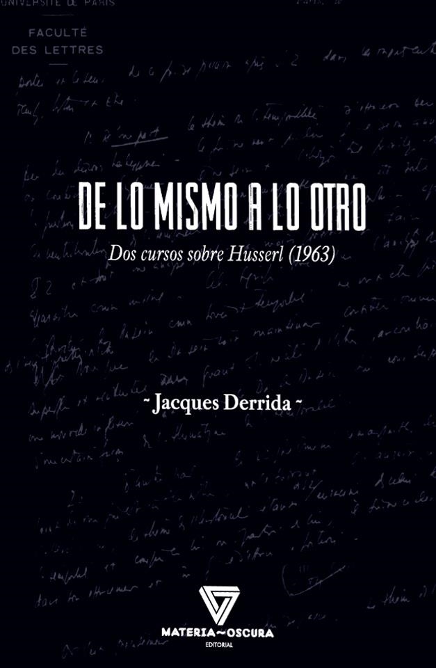 De lo mismo a lo otro | Derrida, Jacques | Cooperativa autogestionària