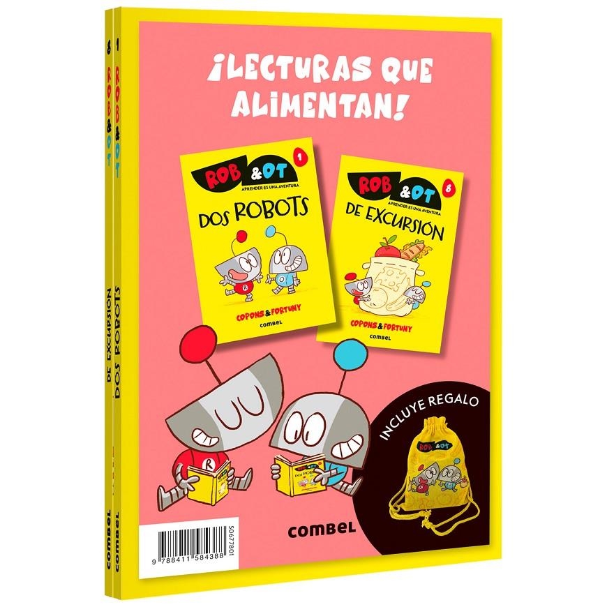 pack Rob&Ot (1 y 8). Vuelta al cole | Copons Ramon, Jaume/ Fortuny, Liliana /Copons Ramon, Jaume/Fortuny, Liliana | Cooperativa autogestionària