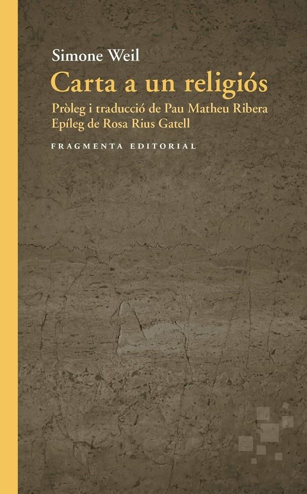 Carta a un religiós | Weil, Simone | Cooperativa autogestionària