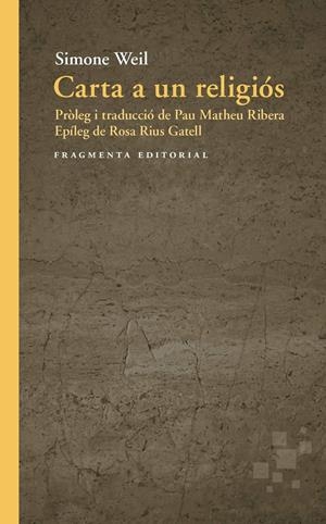 Carta a un religiós | Weil, Simone | Cooperativa autogestionària