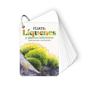 Fíjate: líquenes y plantas inferiores | Sanjuan Llorens, Anna/Nogués, Alex | Cooperativa autogestionària