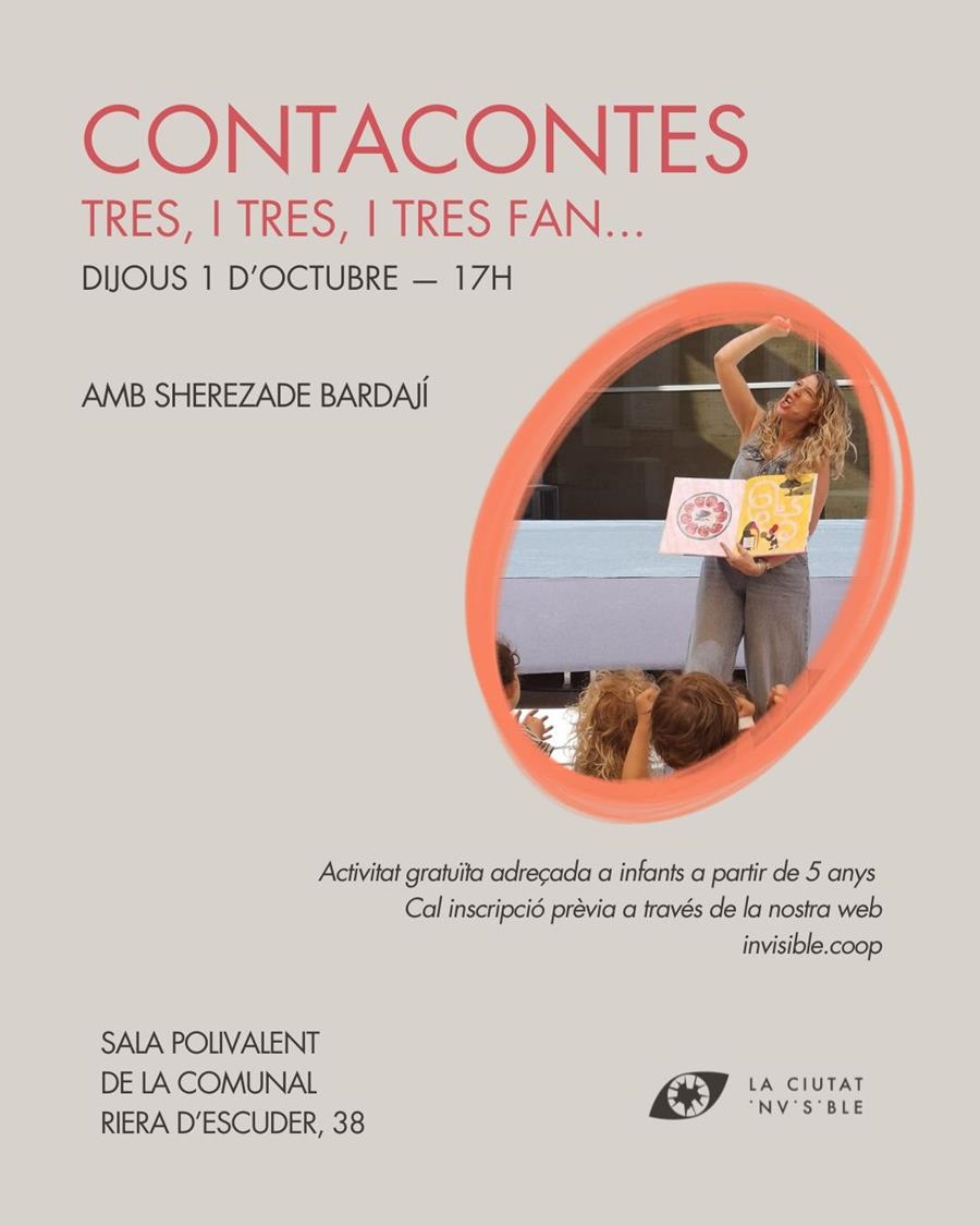 CONTACONTES - Tres, i tres, i tres fan... | Sherezade Bardají