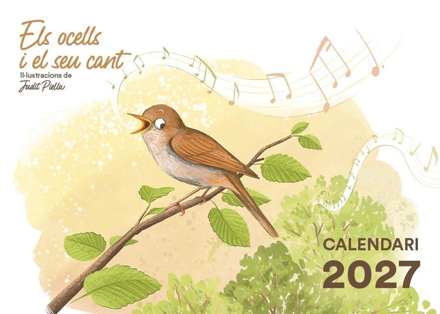 2027 Calendari Els ocells i el seu cant | Piella, Judit | Cooperativa autogestionària