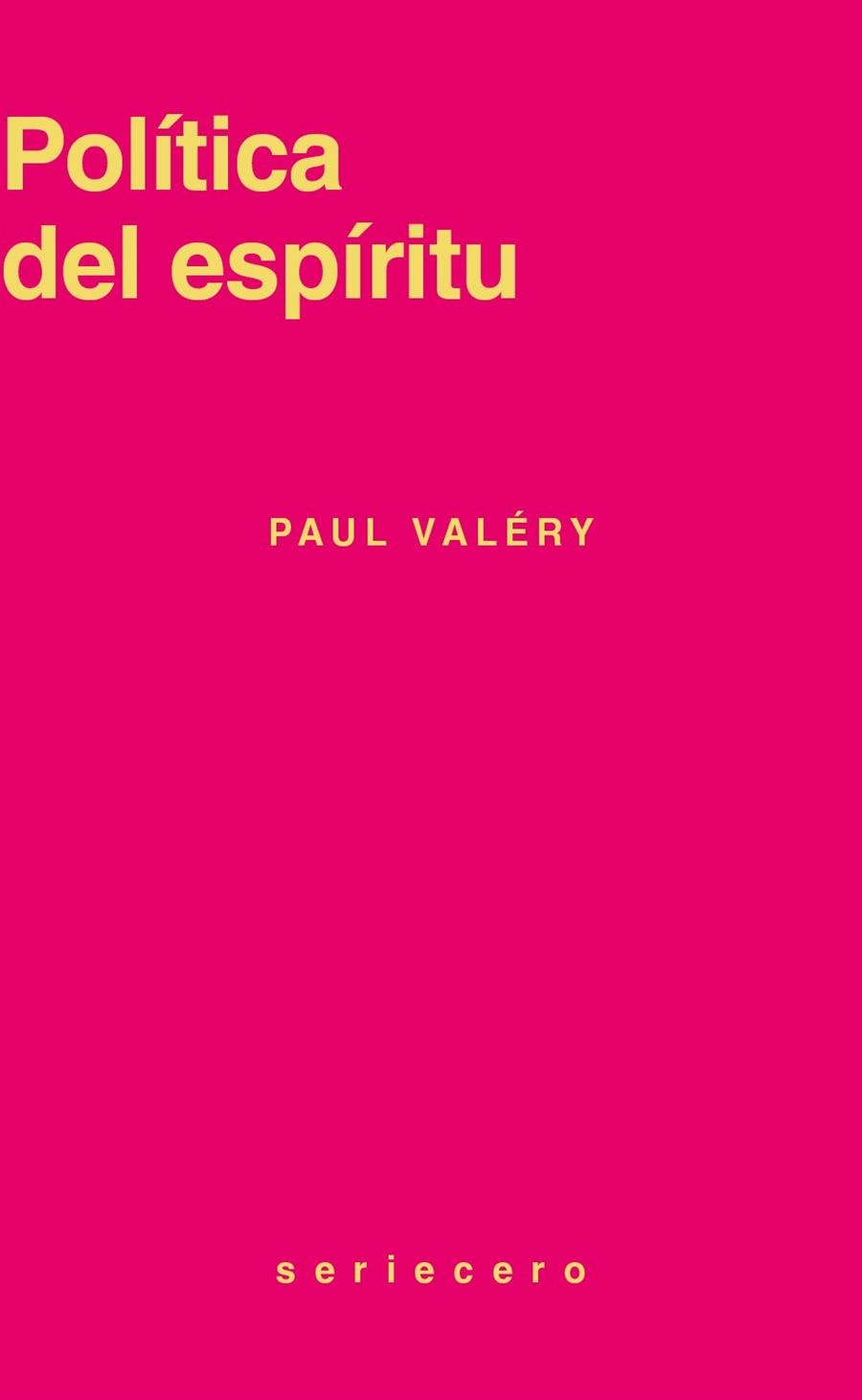 Política del espíritu | Valéry, Paul