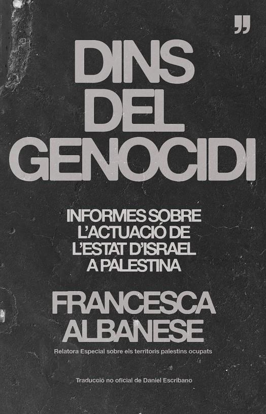 Dins del genocidi | Albanese, Francesca | Cooperativa autogestionària