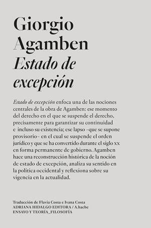 Estado de excepción | Agamben, Giorgio | Cooperativa autogestionària