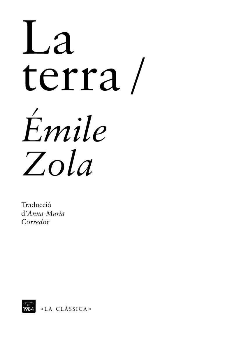 La terra | Émile Zola