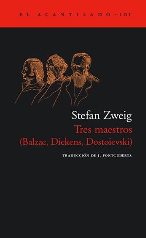 Tres maestros | Zweig, Stefan