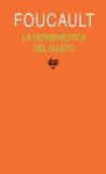 La hermenéutica del sujeto | Michel Foucault | Cooperativa autogestionària