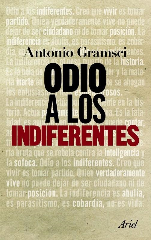 Odio a los indiferentes | Antonio Gramsci | Cooperativa autogestionària