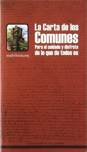 La carta de los comunes | Madrilonia.org