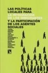 Las políticas locales para la integración de los inmigrantes | VVAA | Cooperativa autogestionària
